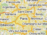 Karte von Paris 