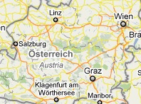 Karte von �sterreich 