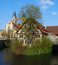 Eine der gr��ten Weinbauregionen Deutschlands 