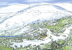 Karte Skistation La Rabasa 