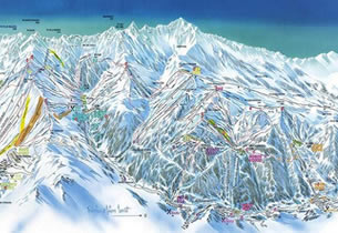 Karte Skistation Soldeu - El Tarter 
