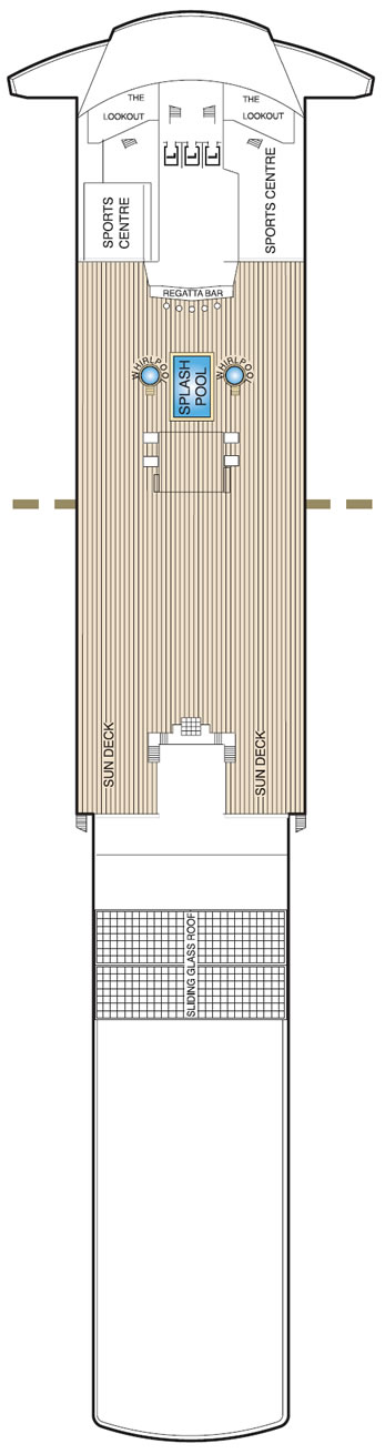 Deck  Queen Mary 2