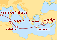 Mittelmeer 2 mit AIDAaura