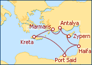 Mittelmeer 1 mit AIDAdiva