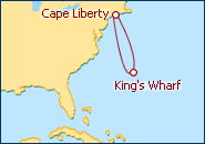 Reiseroute ansehen Bermuda