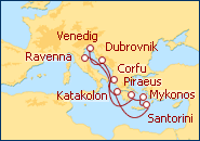 Reiseroute ansehen Venezianischer Rundgang II