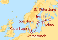 Reiseroute ansehen Baltische Kapitale II