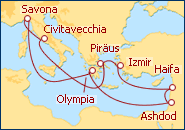 Reiseroute ansehen Geschichte und Kultur des �stlichen Mittelmeers