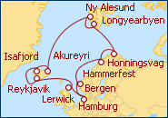 Reiseroute ansehen Anmutige Natur