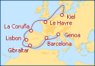 Reiseroute ansehen Rund um Westeuropa 2