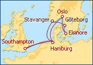 Reiseroute ansehen Abenteuer durch den Norden Europas III