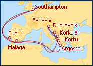 Reiseroute ansehen Erforscher der Adria II