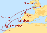 Reiseroute ansehen Iberisches Interludium