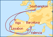 Reiseroute ansehen Iberische Sch�nheiten 