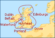 Reiseroute ansehen Britische Inseln