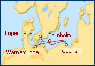 Reiseroute ansehen Nordeuropa