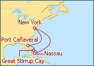Reiseroute ansehen Bahamas und Florida II