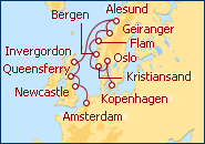Reiseroute ansehen Fjorde und Highlands