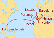 Reiseroute ansehen Espa�a y Portugal