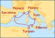 Reiseroute ansehen Italia al Completo