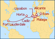 Reiseroute ansehen Pasaje Romano