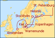 Reiseroute ansehen Juwelen des Baltikum