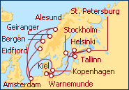 Reiseroute ansehen Ostsee-Juwelen