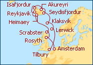 Reiseroute ansehen Aventura Islandesa
