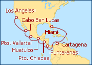 Reiseroute ansehen Panamakanal 