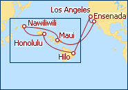 Reiseroute ansehen Inselwelt Hawaii