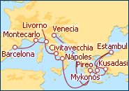 Reiseroute ansehen Grosses Mittelmeer 