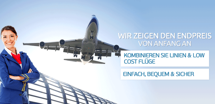 Fliegen Sie zum besten Preis
