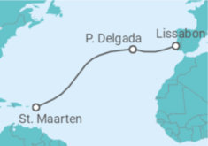 Reiseroute der Kreuzfahrt  Portugal - WindStar Cruises