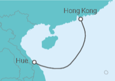 Reiseroute der Kreuzfahrt  China - Royal Caribbean