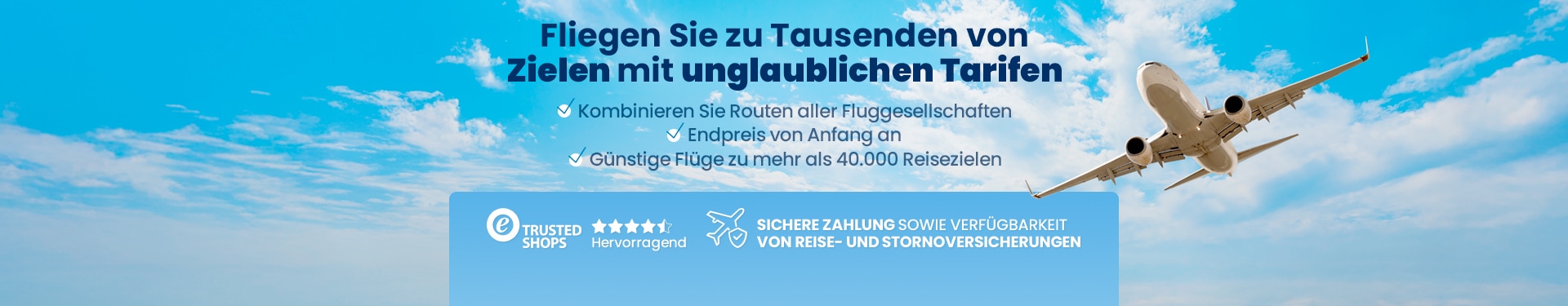 Ihr Flug zum besten Preis Ihr Flug zum besten Preis
