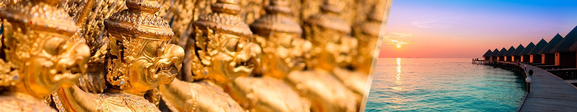 Bangkok und Malediven