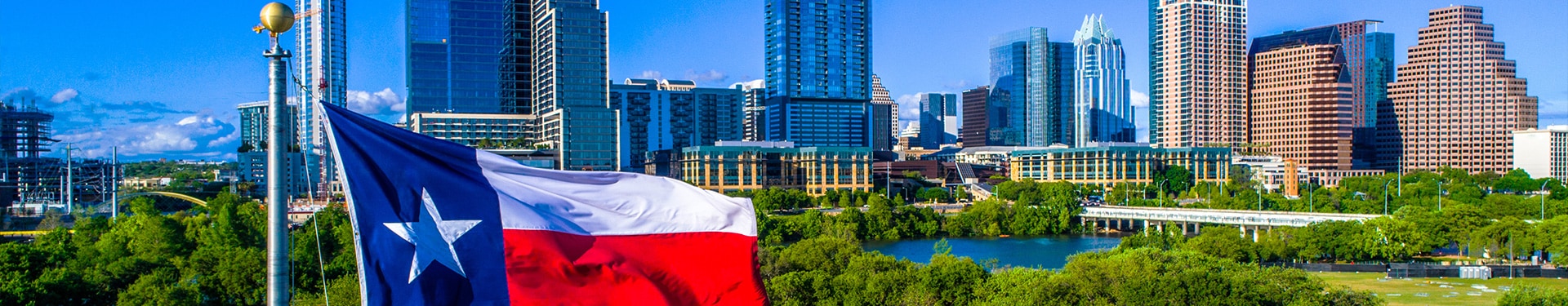 Route durch das Texas Triangle