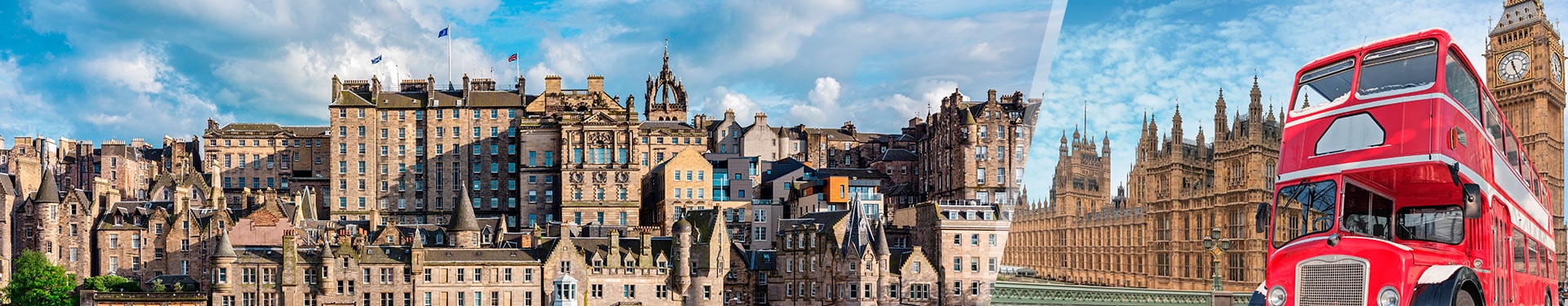 Londra und Edinburgh mit dem Flugzeug