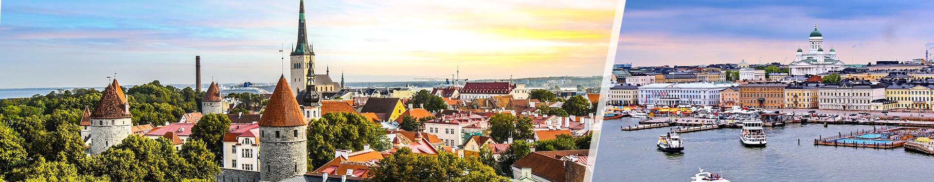 Tallinn und Helsinki mit dem Flugzeug