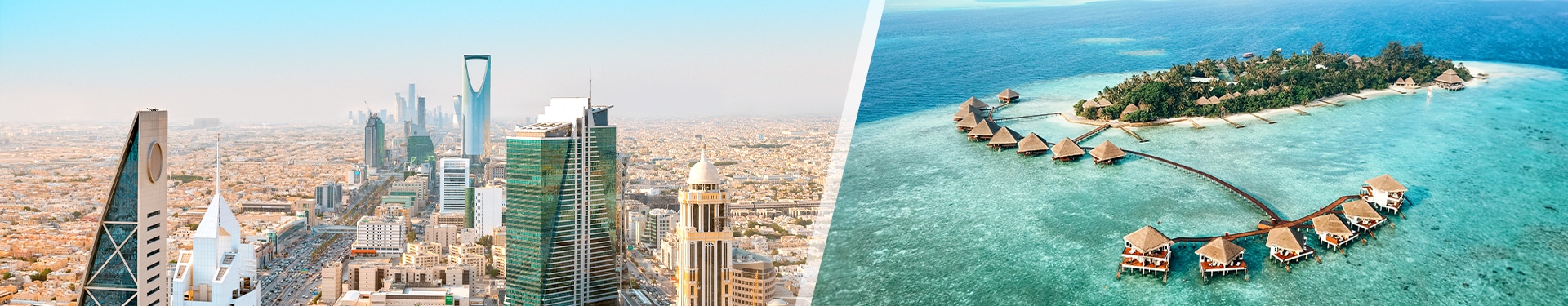 Riyadh und Malediven