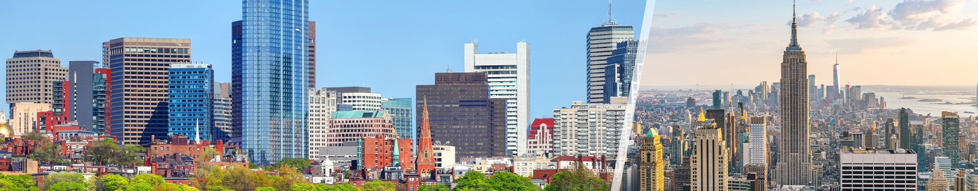 Boston, New York und New Orleans