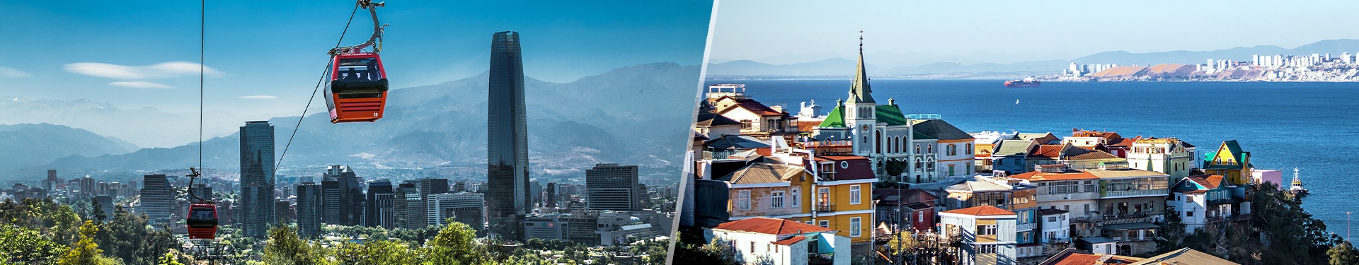 Santiago und Valparaíso