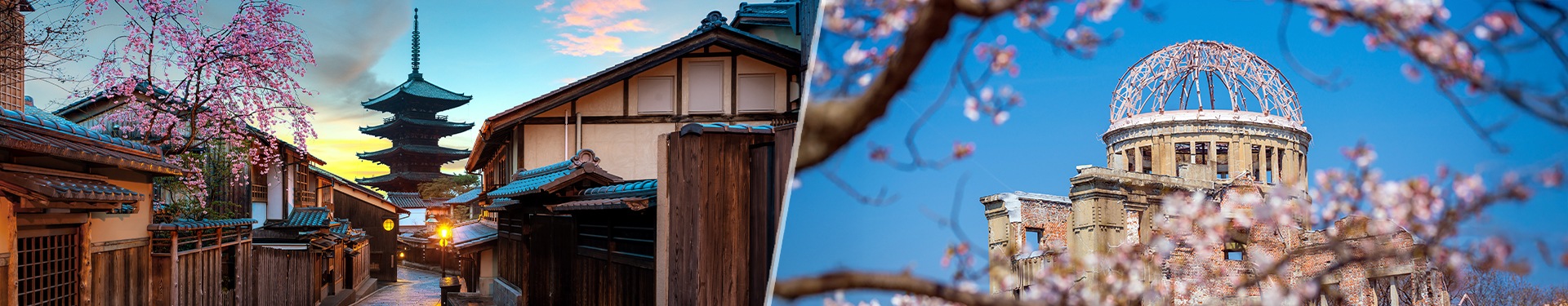 Tokyo, Kyoto, Hiroshima und Osaka
