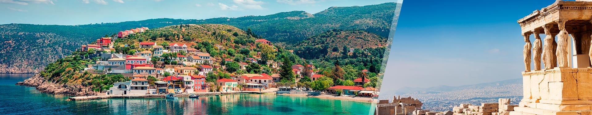 Athen und Kefalonia mit dem Flugzeug