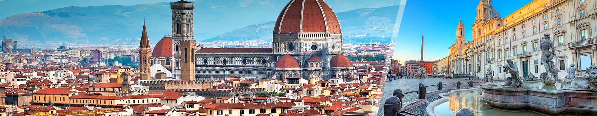 Florenz und Rom mit dem Zug