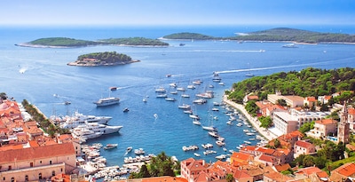 Route zur Insel Hvar und Split Route zur Insel Hvar und Split