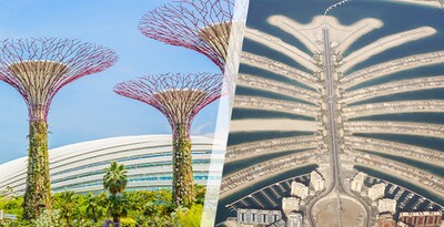Dubai und Singapur