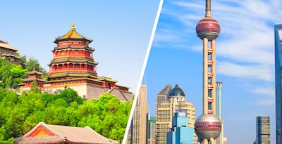 Peking und Shanghai