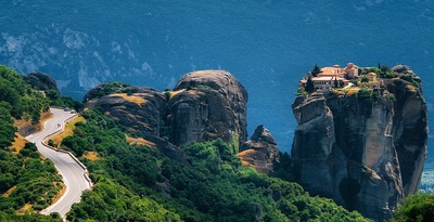 Route durch den Peloponnes und Meteora Route durch den Peloponnes und Meteora