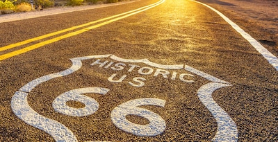 Route 66, von Santa Monica nach Chicago Route 66, von Santa Monica nach Chicago